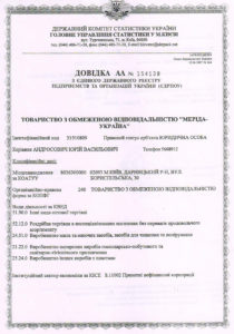 Справка ЕДР Мерида 1