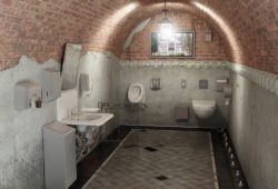 Туалетная комната в ресторане