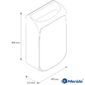 Корзина для мусора KMC101 Размеры