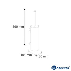 Ершик для унитаза STAINLESS настенный матовый SZ17S