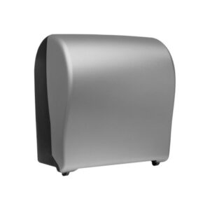 Механический диспенсер для бумажных полотенец в рулоне MERIDA UNIQUE SOLID CUT SILVER LINE