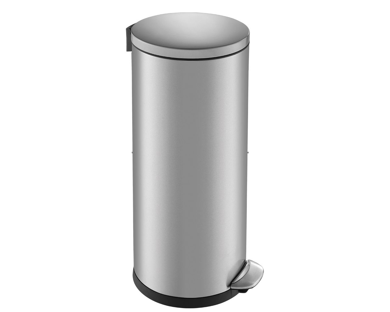 КОРЗИНА С ПЕДАЛЬЮ TOP SILENT LUNA, ОБЪЕМ 30 Л, МАТОВАЯ СТАЛЬ