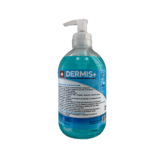 Антисептик, средство для дезинфекции «Dermis+» 500 мл. с дозатором